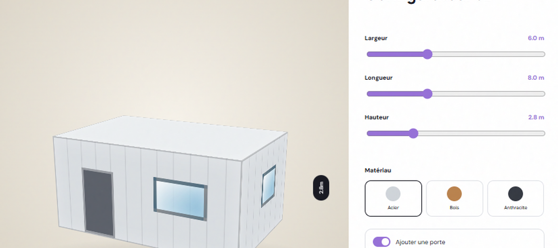 Aperçu animé du BuildSpace 3D